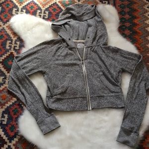 Out from under cropped hoody